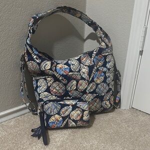 Vera Bradley Seashells Patterned Women's Bag Set